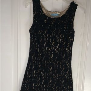 Whish Black Lace Sleeveless Dress